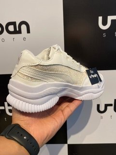 Tênis Puma Femme Branco C/Gliter (Feminino) - Urban Store - Moda Masculina, Roupas, Calçados e muito mais!