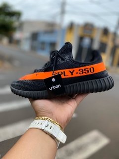 Tênis Adidas Yeezy Boost 350 Preto e Laranja (Masculino) - comprar online