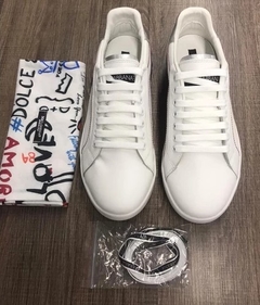 Tênis Dolce & Gabbana Portofino Branco - Urban Store - Moda Masculina, Roupas, Calçados e muito mais!