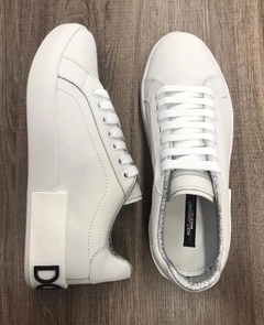 Tênis Dolce & Gabbana Portofino Todo Branco na internet