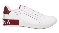Imagem do Tênis Dolce & Gabbana Portofino Branco C/Vermelho