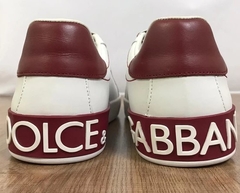 Tênis Dolce & Gabbana Portofino Branco C/Vermelho na internet