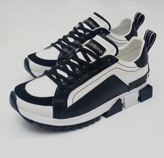 Tênis Dolce & Gabbana Super King Branco C/Preto