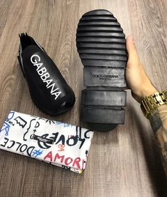 Tênis Dolce & Gabbana Sorrento Todo Preto na internet