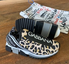 Tênis Dolce & Gabbana Sorrento Onça na internet