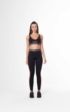 Top Fire Orange LaBellaMafia - Preto C/Laranja (Feminino)