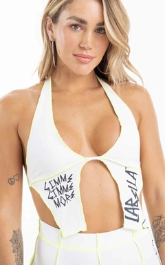 Top Gimme LaBellaMafia - Branco (Feminino) - comprar online