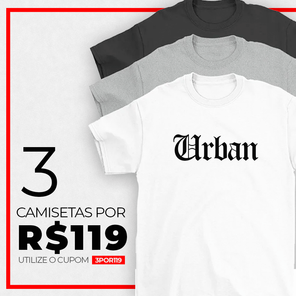 Banner de Urban Store - Moda Masculina, Roupas, Calçados e muito mais!