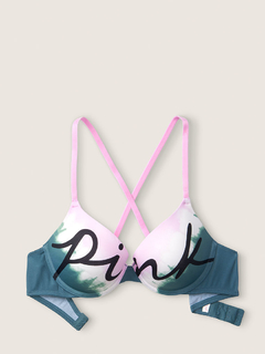 Corpiño Degrade Logo PINK Con Aro Con Push-up 34B Victoria's Secret - Ninna's Choice