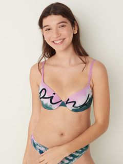 Corpiño Degrade Logo PINK Con Aro Con Push-up 34B Victoria's Secret