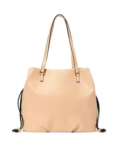 Bolso Beige Simil Cuero Linea Signature Victoria's Secret en internet