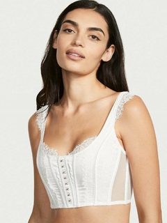 Corset Encaje Blanco Linea Signature SDD (90) Victoria's Secret