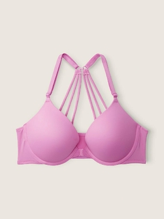 Corpiño Lila Multiples Tiras PINK Con Aro Con Push-up 36D Victoria's Secret en internet