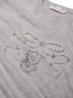 Sweater Gris Perlas & Strasses Signature Victoria's Secret - comprar online