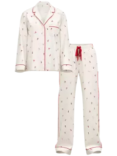 Pijama Franela Tiza Esquiadores L Línea Signature Victoria's Secret - tienda online