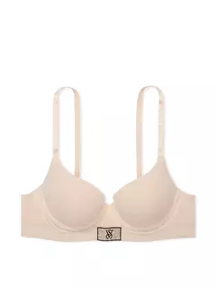 Corpiño Beige Lightly Lined con Aro 34C 36D Logo Strasses Victoria's Secret en internet