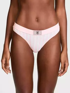 Bombacha Panty Rosa Rayado Icónico Logo VS Strasses S M L Victoria's Secret - comprar online