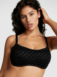 Corpiño Bralette Push-Up Negro Strasses Pink S 85/90 M 90/95 L 90/100 Victoria's Secret en internet