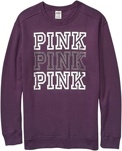 Buzo UVA Strasses PINK Talle S/M OVERSIZED Victoria's Secret - tienda online