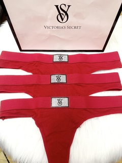 Bombacha Panty Roja Logo VS Strasses L Victoria's Secret - comprar online