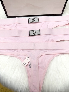 Bombacha Panty Rosa Logo VS Strasses L Victoria's Secret - Ninna's Choice