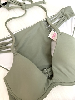 Bikini Verde Musgo Top Y Vedetina Xs Pink Victoria's Secret