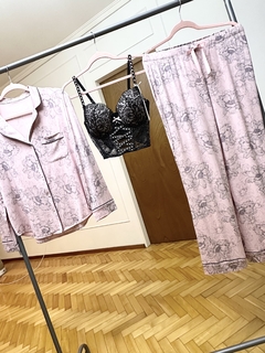 Pijama Modal Rosa Flores S M L Línea Signature Victoria's Secret - tienda online