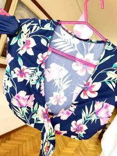 Bikini Top Azul Floral S + Vedetina Pink S Victoria's Secret - comprar online