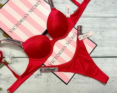 Bikini Panty Roja Strasses Colaless S Swim Collection Victoria's Secret - Ninna's Choice