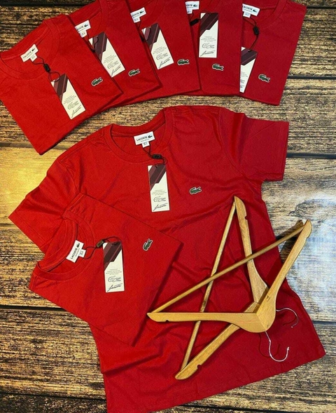 CAMISETA LACOSTE VERMELHA
