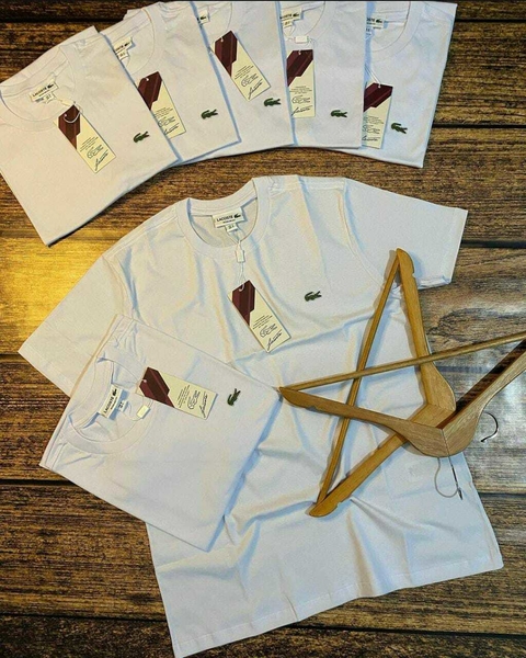 CAMISETA LACOSTE BRANCA
