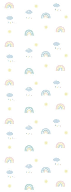 Papel de Parede Arco-Íris - enquanto eu cresço