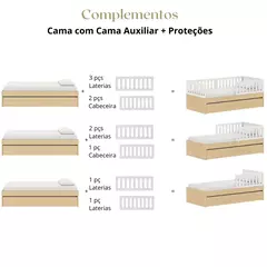 Cama Infantil Play-Arcos com auxiliar - comprar online