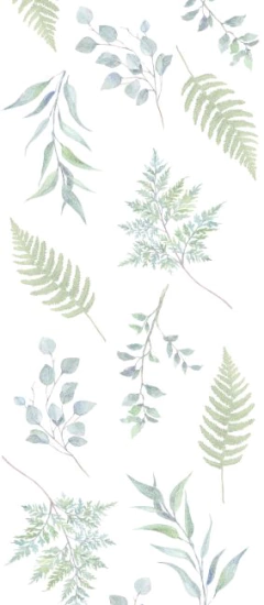 Papel de Parede Botânico Folhagem