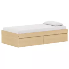 Cama Infantil com Duas Gavetas Linha Play e Arcos - enquanto eu cresço