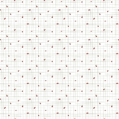 Papel Sheepy Grid Cerejas