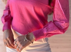 SWEATER ESTAMBUL - BRODERIE EN MANGAS - comprar online