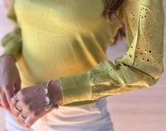 SWEATER ESTAMBUL - BRODERIE EN MANGAS en internet