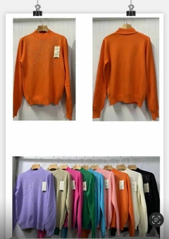 SWEATER ROMA - STRASS CUADRADOS Y CIRCULARES - tienda online