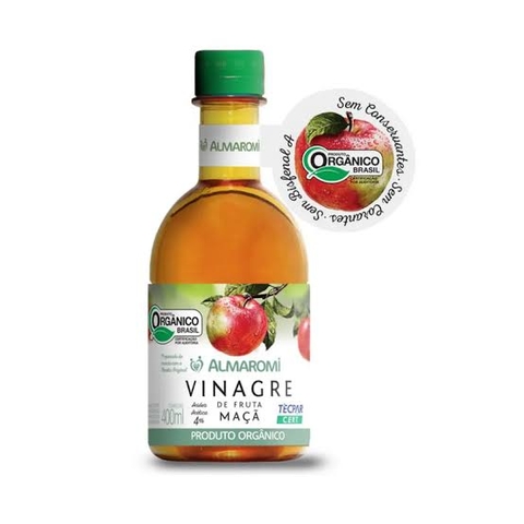 Vinagre de Fruta de Maçã Orgânico 400ml Almaromi