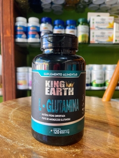 L-Glutamina | King Earth 120 cápsulas 500mg - comprar online