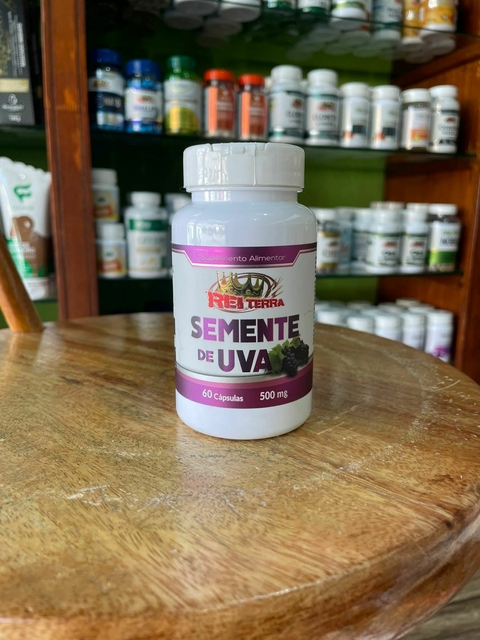 Semente de Uva | Rei Terra 60 cápsulas 500mg