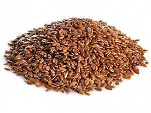 Semente de linhaça marrom