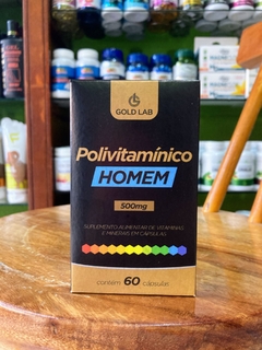 Polivitamínico Homem | Gold Lab 60 cápsulas 500mg - comprar online