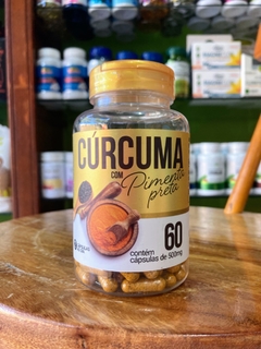 Cúrcuma com Pimenta Preta | Natuvite 60 cápsulas 500mg - comprar online