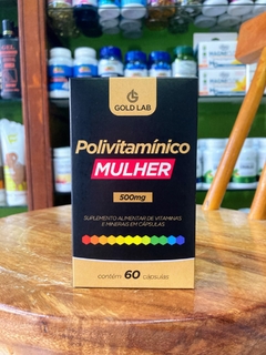 Polivitamínico Mulher | Gold Lab 60 cápsulas 500mg - comprar online