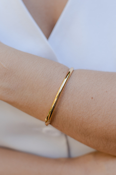 Bracelete tubo liso