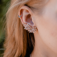 Ear cuff Medio cravejado - comprar online