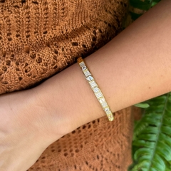 Bracelete Cravejado Dourado