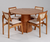Conjunto Mesa Duna Cinamomo 04 Cadeiras Bianca na internet